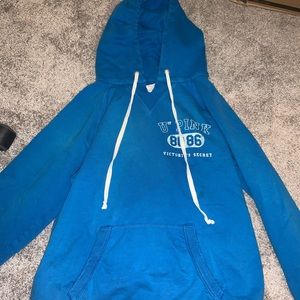 PINK blue hoodie